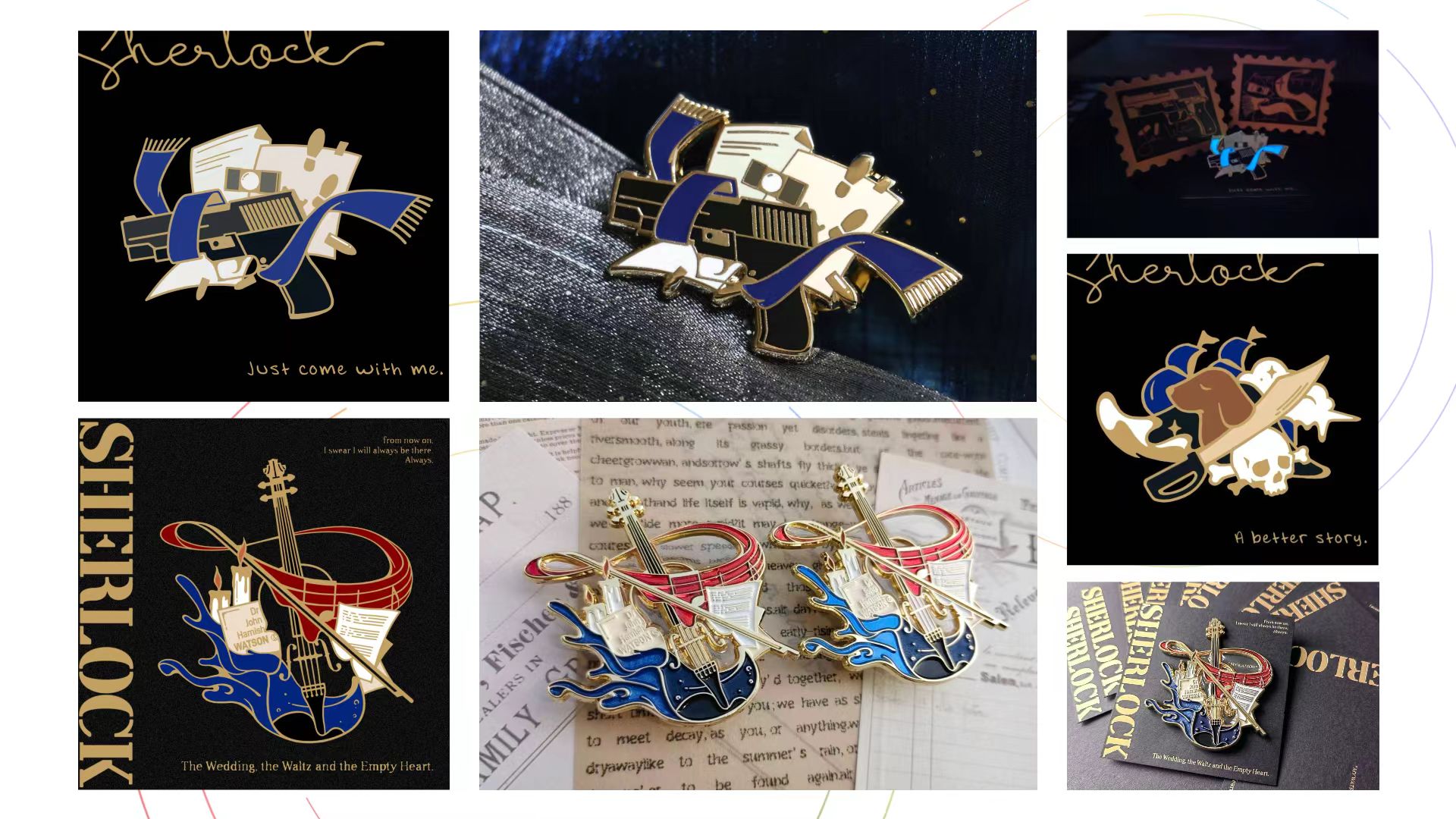 Metal Badge Logo (Full color palette, High complexity graphics, WITH merchandise license)